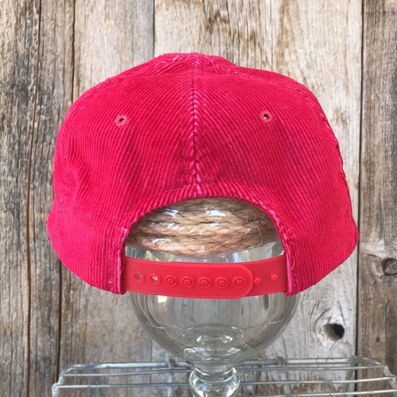 VTG 70s-80s KUHS Cross Country Team Corduroy Snapback Hat, OS - Picture 4 of 9